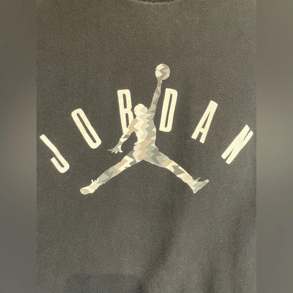 Nike Air Jordan T-Shirt Mens Large Black Jumpman Graphic Short Sleeve Tee